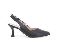 Melluso Donna Slingback in Pelle Nera Collezione Estiva 40 / Nero