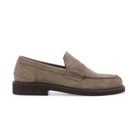 Melluso Mocassino Classico in camoscio Color Fango u0890q 39