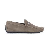 Melluso Mocassino slip-on estivo in camoscio tortora u16017q