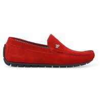 Melluso Mocassino slip-on in camoscio rosso acceso u16017q