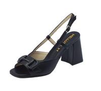 Melluso S436 Nero Sandali per Donna in pelle tacco alto