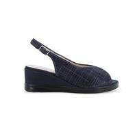 Melluso Sandalo Donna Comodo in Tessuto Blu Notte r80335z 37