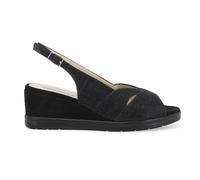 Melluso Sandalo Donna Comodo in Tessuto Nero r80339z 40