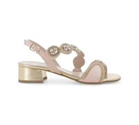 Melluso Sandalo Donna Gioiello Rosa Cipria con Strass