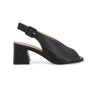 Melluso Sandalo Donna Slingback in Pelle Nera 34 / Nero