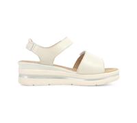 Melluso Sandalo Donna Sportivo in Vernice Bianca con Zeppa
