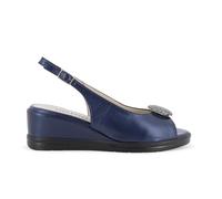 Melluso Sandalo Zeppa Blu con Accessorio Gioiello r80432q 39