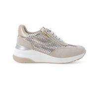 Melluso Scarpa Donna Sneaker Beige Traforata con Zip