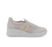 Melluso Sneaker Slip-on in camoscio Beige Chiaro con Logo a Strass r20255q 39