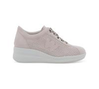 Melluso Sneakers in Camoscio Rosa Cipria Primaverili Donna 38 / Rosa