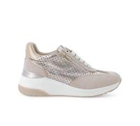 Melluso Sneakers Walk Beige Traforata con Lacci e Zip k56231 41