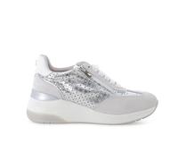 Melluso Sneakers Walk Grigio Traforata con Lacci e Zip k56231 38