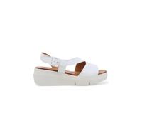 Melluso Walk R80424 Bianco Scarpe Donna Sandali Pelle Cinturino Incrocio Zeppa 42