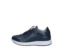 Melluso Walk U16255 Jeans Blu Scarpe Sneakers Uomo Lacci Pelle 43