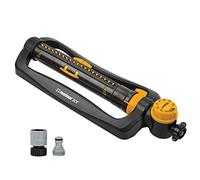 Melnor 65133AMZ Turbo Oscillante W/Timer Sprinkler Bundle, Nero, Giallo