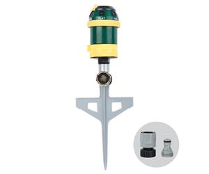 Melnor 65161AMZ - Irrigatore rotativo a 6 modalità con picchetto
