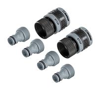 Melnor 65175AMZ 6 pezzi Quick Connect Set Connettore Bundle, Nero, Blu
