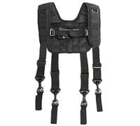 Melo - Bretelle da cintura tattiche resistenti per esterni, colore: Nero