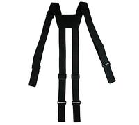Melo - Bretelle tattiche resistenti da polizia, con bretelle resistenti fino a 5,7 cm, colore: Nero