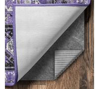 Melo Diamond Series - Tappetino antiscivolo per pavimenti in legno, piastrelle e tappeti, inodore, 1,5 x 2,9 m, 100% fibre sintetiche, retro in EVA con goffratura ondulata, certificato Green Label
