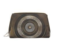 Melodic Tunes - Trousse portatile in pelle per cosmetici, articoli da toeletta e oggetti essenziali quotidiani, bianco, Taglia unica