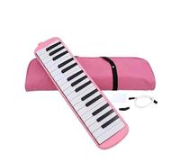 Melodica 32 Keys Blow Piano | Professional Wind Keyboard with Two Tubes and Long Mouthpiece, Safe Sound Teaching Instrument for Kids Adults Learners, Compact Practice Organ with Secure Case for Music