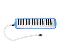 Melodica 32 Tasti, Doppio Tubo Bocchino Tastiera Armonica Strumento a Fiato Pianoforte Ad Aria Tastiera Strumento Musicale con Borsa Per Il Trasporto(Blu)
