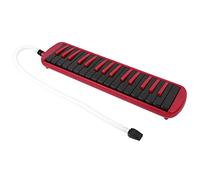 Melodica 32 Tasti Pianoforte, Melodica Strumento Tastiera Armonica Strumento Musicale a Fiato con Borsa da Trasporto Portatile Per Principianti Regalo Musicale Divertente(Rosso)