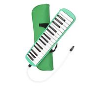 Melodica a 32 tasti, strumento musicale, pianoforte, con borsa per il trasporto (verde)