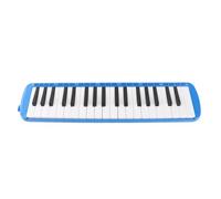 Melodica a 37 tasti, strumento musicale a fiato, melodica portatile con canna soffiante e bocchino, corpo in ABS per l’apprendimento della musica per principianti e per il gioco al (Blu)