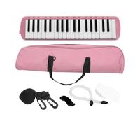 Melódica portátil de 37 teclas - Teclado de aire comprimido para niños y estudiantes | Piano armónica ligero con boquilla y estuche | Divertido juguete musical para principiantes
