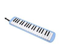 Melodica Portatile con 37 Tasti, Cerbottana e Bocchino, Ideale per L'allenamento per Principianti e Prestazioni Professionali, Materiale ABS (BLUE)