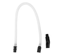 Melodica Set Tubo e Bocchino, Leggero e Resistente, Accessori per Strumenti Musicali per Principianti, Tubo da 57 cm, 37 g, Bocchino Nero con Tubo Bianco