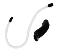 Melodica Tube Replacement Set, Flexible Long Tubes, Melodica Instruments, Universals Fit Mouthpiece Replacement for Kids, Teens, Beginners, Students, Women, Youth Players, 57cm White Black