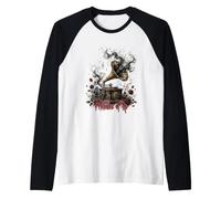 Melodie del Macabro - grammofono Gotico Maglia con Maniche Raglan