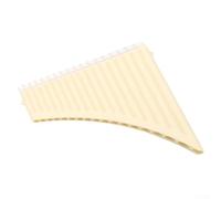 Melodie ispiratrici attendono con il nostro affidabile strumento a fiato in resina ABS a 18 tubi, chiave C (bianco)