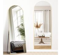 Melodieux Specchio per tutto il corpo, 147 x 44 cm, lunghezza intera, grande specchio autoportante, con cornice in alluminio, per soggiorno, camera da letto