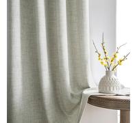 Melodieux Voile Tende per Interni per Camera da Letto Soggiorno sara Naturale, 140 x 245 cm