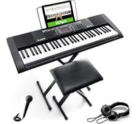 Melody 61 - Pianola Tastiera per Principianti Con Diffusori, Supporto, Sgabello,