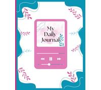 Melody & Bloom Composition Notebook: Pink & Blue Feminine Music-Themed Journal with Leaves and Modern Aesthetic Design for Notes, Writing & Everyday Creativity