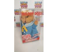 MELODY DOLL CARILLON BAMBOLA PEZZA STOFFA TESSUTO KINDERBABY ALLEGRIA OCCHIOLINO