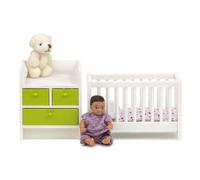 Melody Jane Bambole Casa Lundby Vivaio Bambino Mobili Culla/Lettino Fasciatoio