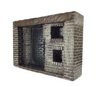 Melody Jane Bambole Casa Vecchio Stile Mattone Caminetto Coloniale Cabina Resina