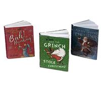 Melody Jane Casa delle bambole 3 libri di Natale con pagine in miniatura libreria accessorio per bambini