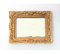 Melody Jane Casa delle Bambole Dorato con Cornice Specchio Rettangolare Accessorio in Miniatura
