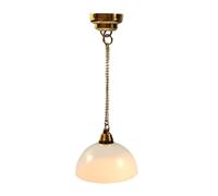 Melody Jane Lampadario a Soffitto Rise & Fall LED a Batteria, Oro 1:12 Metallo