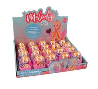 MELODY - Pacco di 20 Uova Con Mini Bambola - Melody Fashion - Bambola Manichino - 010982PA - Multicolore - Plastica - Statuina - Doll - Giocattolo per Bambini - Compleanno - A partire dai 3 anni