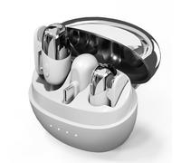 MeloJungle Microfono wireless Lavalier S5 per iPhone 15, telefono Android USB C, iPad, computer portatile, piccolo microfono per iPhone da bavero per registrazione video, vlogging, audio HD, portata