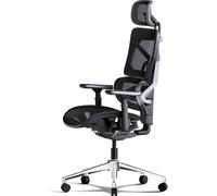 MELOKEA 200kg Sedia Ergonomica Ufficio Gaming, Schienale Regolabile in Altezza e Bracciolo 4D Magic, Sedia XXL con Schienale Adattivo Profondità Sedile Regolabile Supporto Lombare Auto-chasing Nero