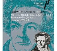 Melos Quartett - Ludwig van Beethoven: Mittlere Streichquartette, Op. 59 Nr. 1 [CD, Intercord INT 820.753]